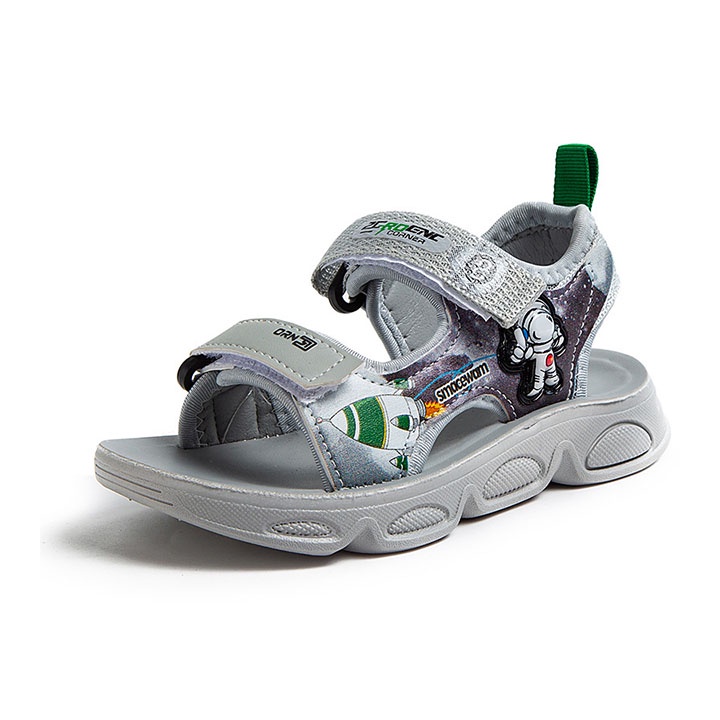 Giày sandal cho bé trai từ 3-10 tuổi họa tiết phi hành gia SA09(form nhỏ)
