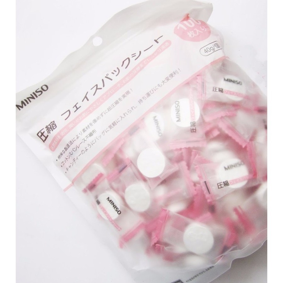 Mặt Nạ Giấy Nén Miniso Giúp Cấp Ẩm Thải Độc, Cân Bằng Độ pH Cho Da, Hút Sạch Bã Nhờn, Bụi Bẩn Làm Da Trở Nên Trắng sáng | BigBuy360 - bigbuy360.vn