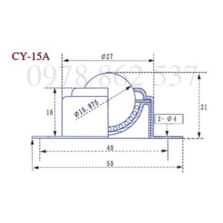 Vòng bi cầu đa hướng CY15A