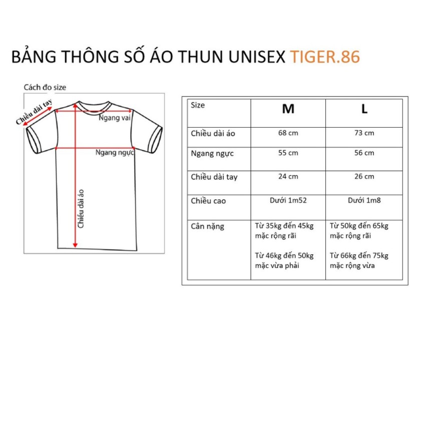 Áo thun tay lỡ form rộng unisex Tiger.86 AFR69 | BigBuy360 - bigbuy360.vn