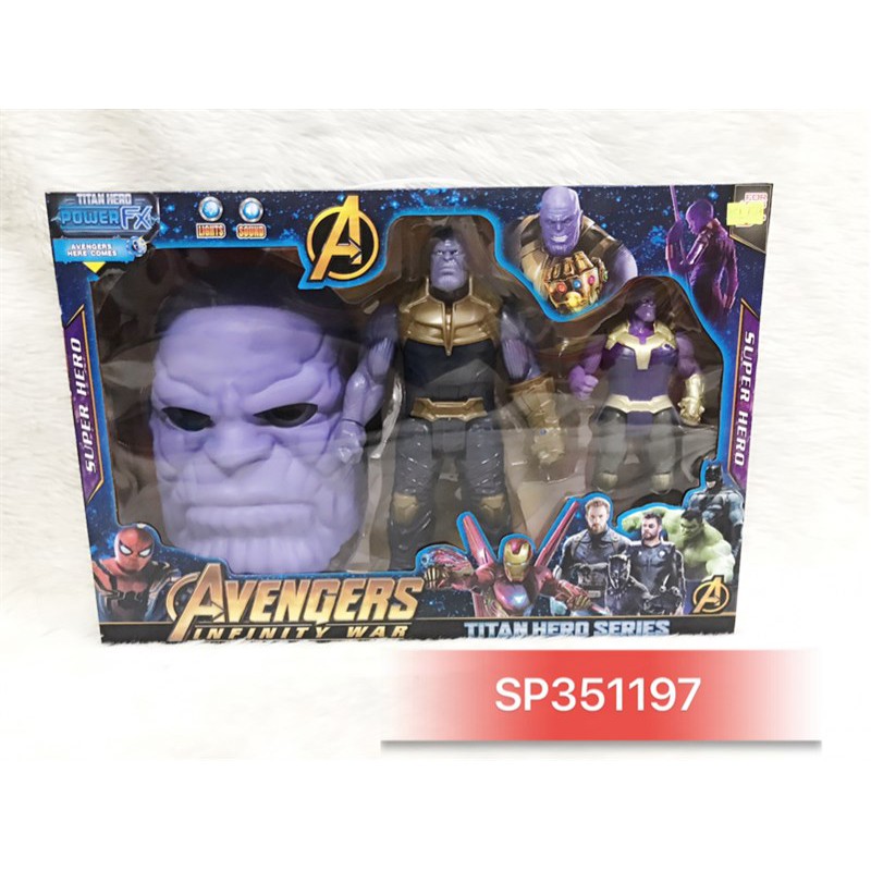 Đồ Chơi Hộp mặt nạ Thanos pin , 2T SN Thanos , 83808A - SP351197