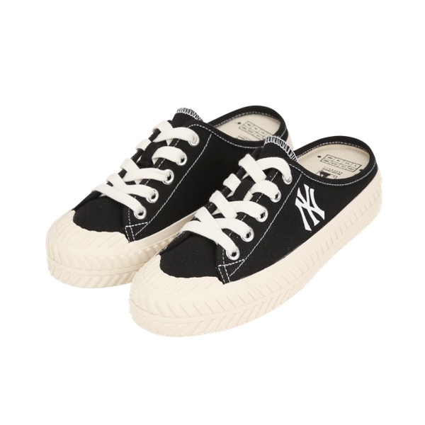 Giày Mlb Playball Origin Mule New York Yankees ''Black/White'' Sneaker 32SHS1011-50L - Hàng Chính Hãng - Bounty Sneakers