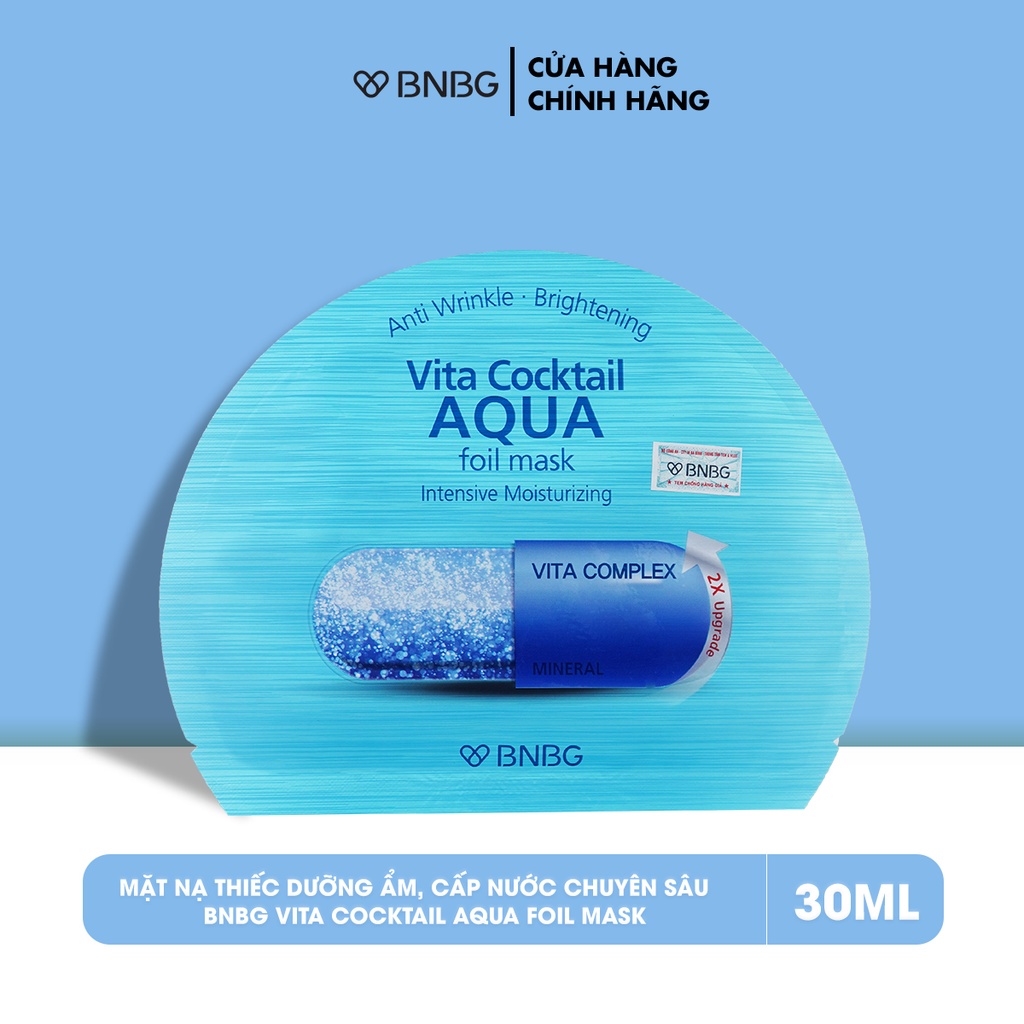 Mặt Nạ BNBG Thiếc Dưỡng Da Chuyên Sâu Vita Cocktail Foil Mask