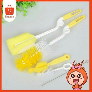Bộ cọ rửa bình sữa 5 chi tiết cho bé