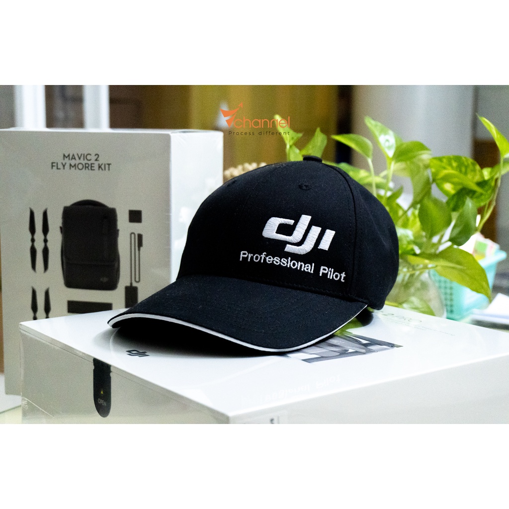 Mũ lưỡi trai  DJI Professional Pilot sành điệu khaki dày mịn cao cấp ***FREESHIP***