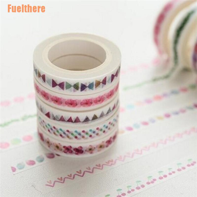 (Hàng Mới Về) Cuộn Băng Keo Giấy Mỏng Trang Trí 7mm X 10m | BigBuy360 - bigbuy360.vn