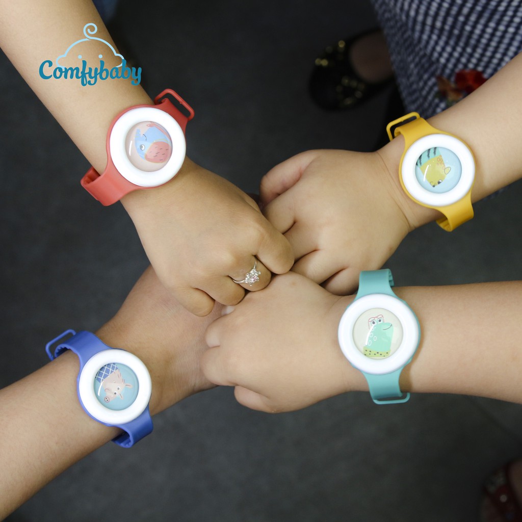 Đồng hồ chống muỗi cho bé KUB - Comfybaby hương tinh dầu tự nhiên