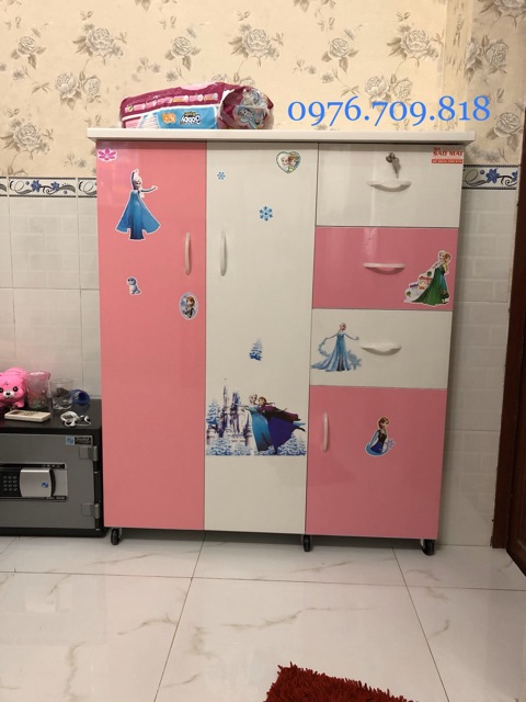 Tủ quần áo nhựa cho bé - Tặng 1 hình dán ngộ nghĩnh | BigBuy360 - bigbuy360.vn