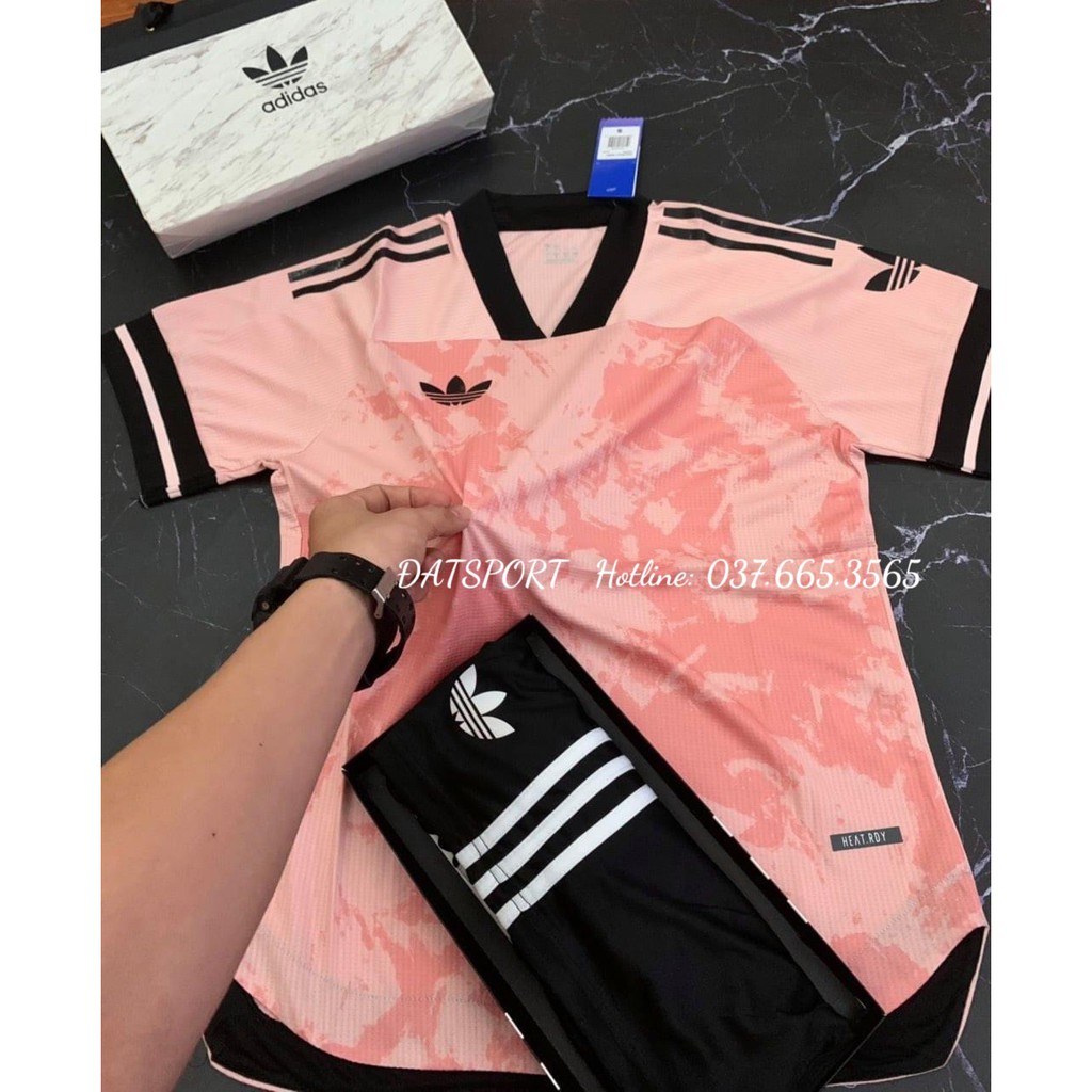 Quần Áo Đá Bóng ⚡ FREESHIP ⚡ Bộ Ba Lá ADIDAS loang phối màu - Hàng Gai Thái Siêu Mát Cam kết 100% Y Hình