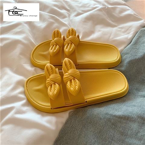 Dép Sandal Đi Biển Chống Trượt Chống Thấm Nước Đính Nơ Thời Trang Mùa Hè Cho Nữ