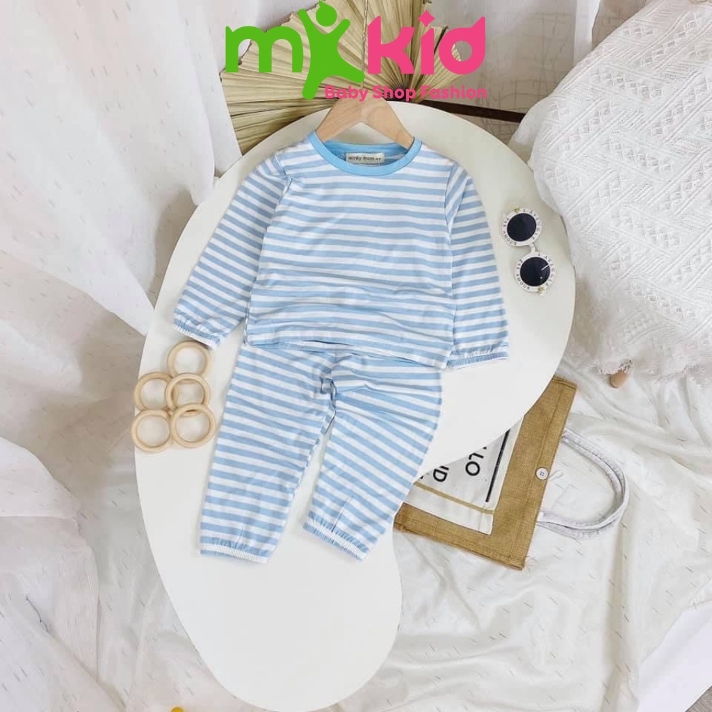 Bộ Thu Đông Dài Tay Cho Bé  Bộ Cotton Dài Tay Minky Mom Cho Bé Trai Bé Gái Với Họa Tiết Siêu Dễ Thương .