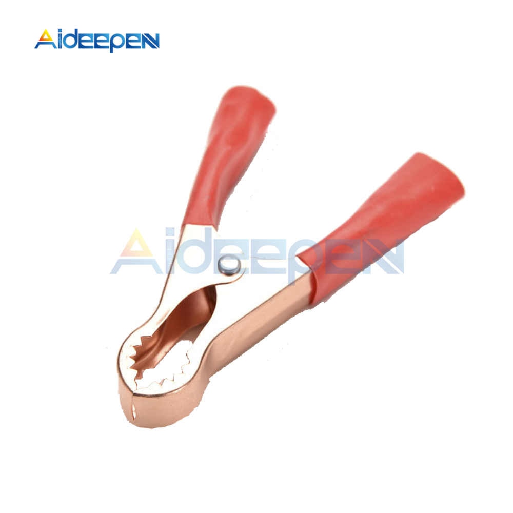 Bộ 2 kẹp mỏ cá sấu caraven dùng thử ắc quy xe hơi 50A 80mm