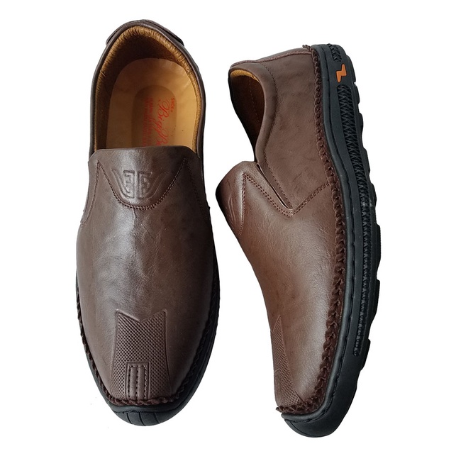 Giày Mọi Nam Da Bò Thật BIGBEN Cao Cấp GM234