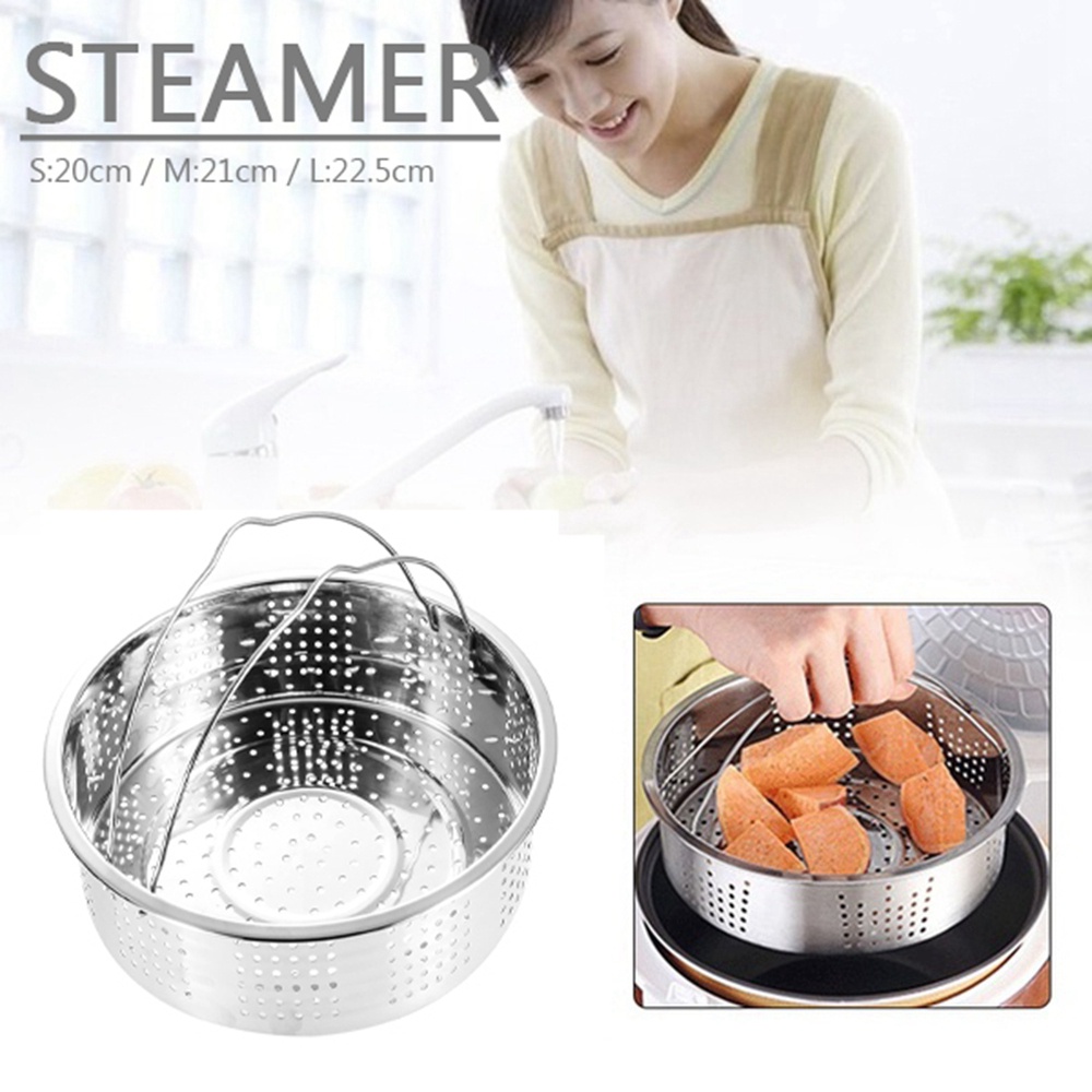 Khay Hấp Bánh Bằng Thép Không Gỉ Có Lỗ Tiện Dụng Cho Nhà Bếp