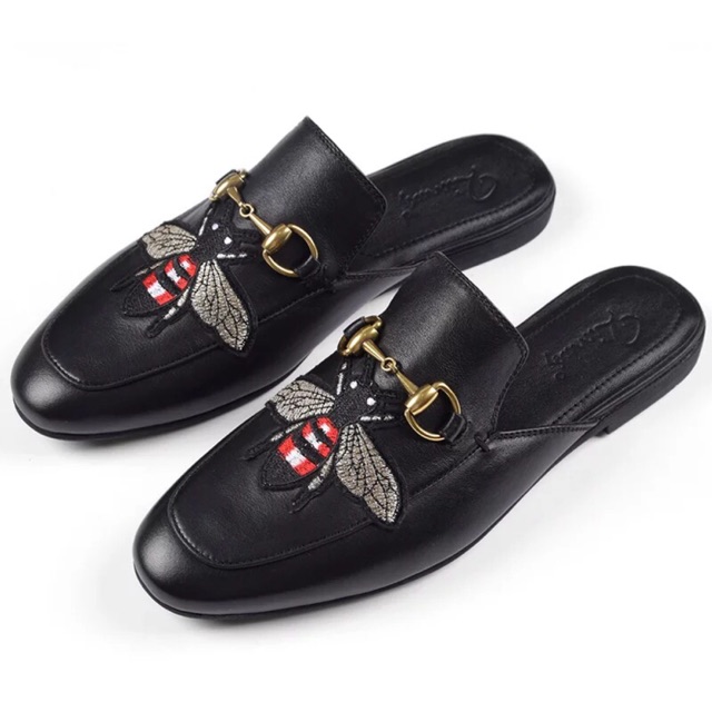 Giày sục nam thêu ong TO | BigBuy360 - bigbuy360.vn