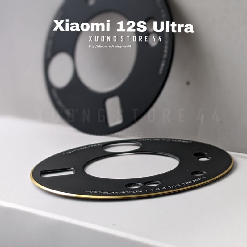 Miếng dán camera Xiaomi 12S Ultra bằng kim loại không ảnh hưởng chất lượng hình ảnh - Mi 12S Ultra
