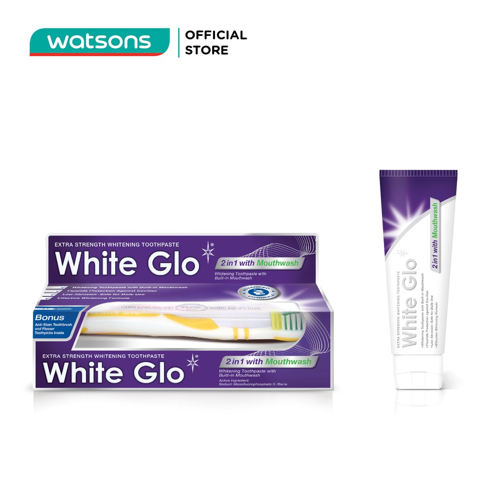 Kem Đánh Răng Whiteglo 2 Trong 1 150g