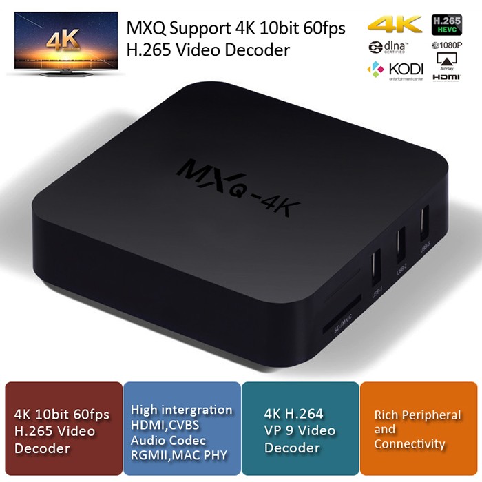 Android Box TV - MXQ 4K Pro Cải Tiến