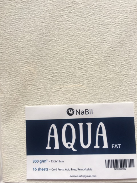 Giấy vẽ màu nước Nabii Aqua Fat