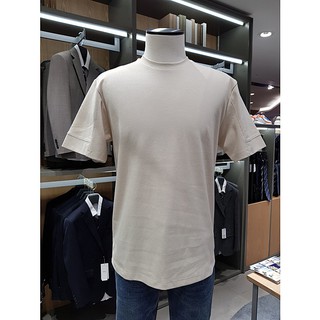 FO76 KHO HÀNG XUẤT DƯ - LAB365 (ZIOZIA) - ÁO THUN NAM HÀN QUỐC CỔ TRÒN - MÀU KEM OVER SIZE ABZ2TR1102