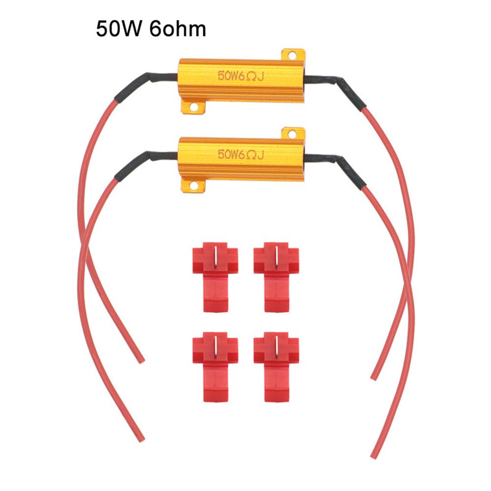 Dây cáp điện trở tải 50W 6 Ohm thay thế cho xe hơi chất lượng cao tiện dụng