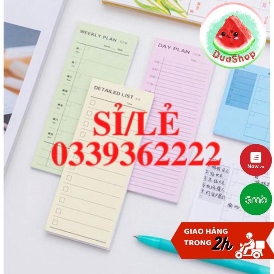 [ HAIANHSHOP ] Note Ghi Kế Hoạch - Bảng Lập Kế Hoạch Hàng Ngày - Check List/ To Do List Note  Duashop &gt;