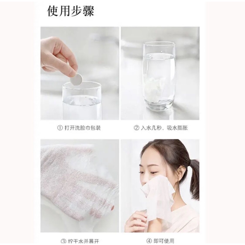 Khăn Cotton Dạng Viên Nén Dùng Một Lần Tiện Lợi