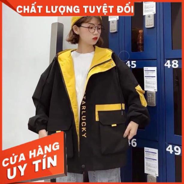 [Ảnh + Video Thật] Áo Khoác Kaki Lucky freesize chất kaki ngoại chất lượng tuyệt đối | BigBuy360 - bigbuy360.vn