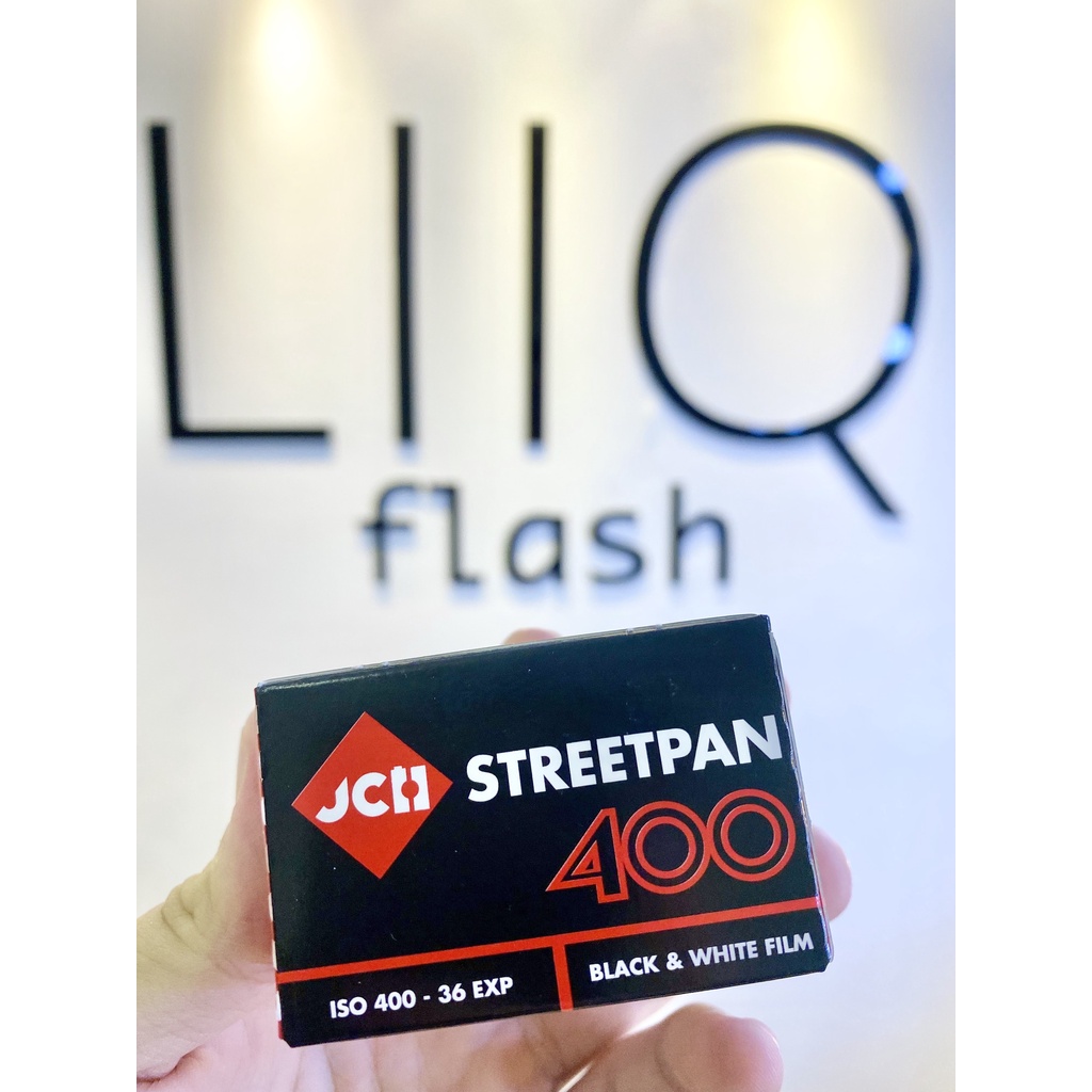 Phim JCH Street Pan ISO 400, Đen Trắng B&W, 135/35mm x 36 Kiểu, In Date Cho Máy Chụp Ảnh Film - LIIQ Flash