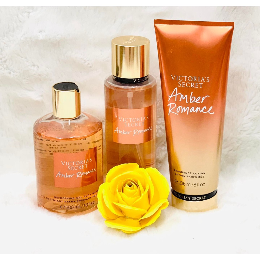 Bộ sản phẩm VICTORIA'S SECRET mùi Amber Romance