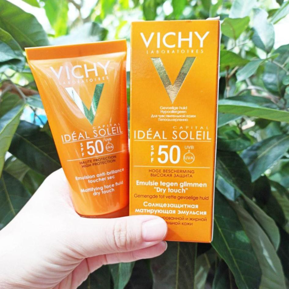 [CHÍNH HÃNG] Kem chống nắng Vichy Ideal Soleil Mattifying Dry Touch Face Fluid SPF 50