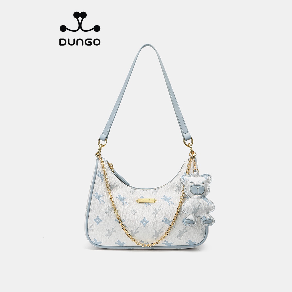 Túi Xách NUCELLE Dáng Thuyền Gấu Nâu/ Xanh NU1172052