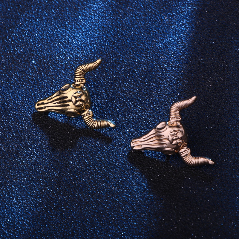 EFAN Trâm Cài Áo Hình Đầu Sói Phong Cách Vintage Cho Nam