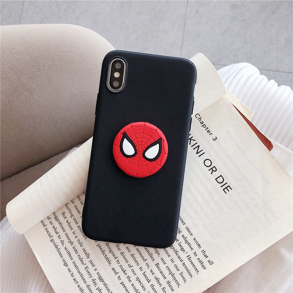 Ốp điện thoại họa tiết siêu anh hùng Iron Man Batman Captain America dành cho Samsung Note 3 4 5 8 9 10 Pro