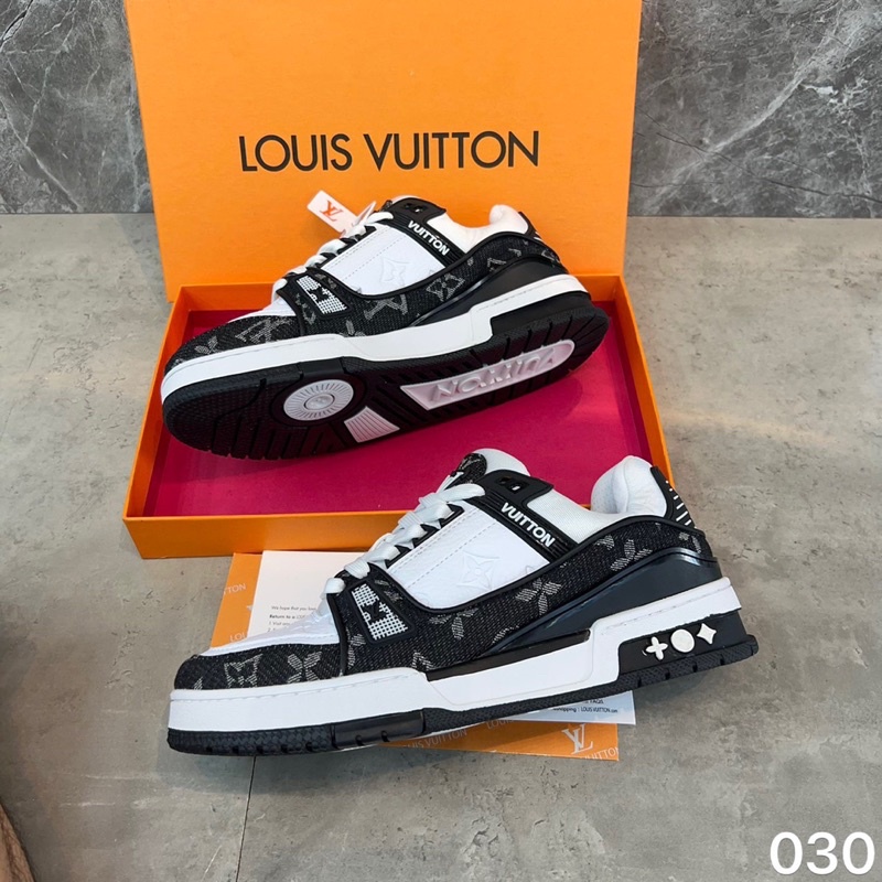 Giầy LV xanh lá , xanh than - giày sneaker LV train các màu dành cho nam
