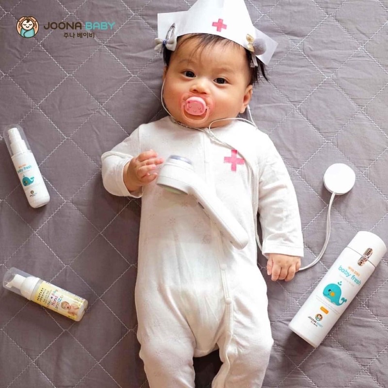 🍀 Xịt diệt khuẩn Baby Fresh - JOONA BABY, xịt khuẩn đồ chơi, rửa bình sữa cho bé - 55ml