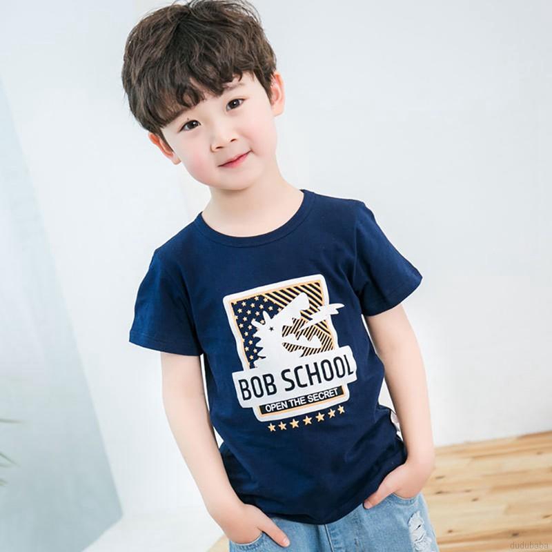Áo thun họa tiết hoạt hình dễ thương dành cho bé trai và bé gái từ 1-10 tuổi