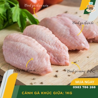 Cánh Gà Khúc Giữa Khay 1Kg Hút Chân Không