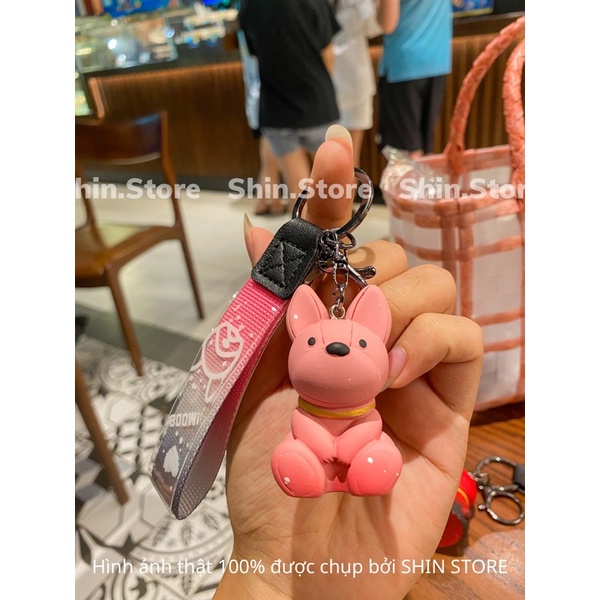 Móc khoá hình chú chó dễ thương galaxy , móc chìa khoá xe máy , phụ kiện túi xách hot trend tiktok MK41 - SHIN STORE
