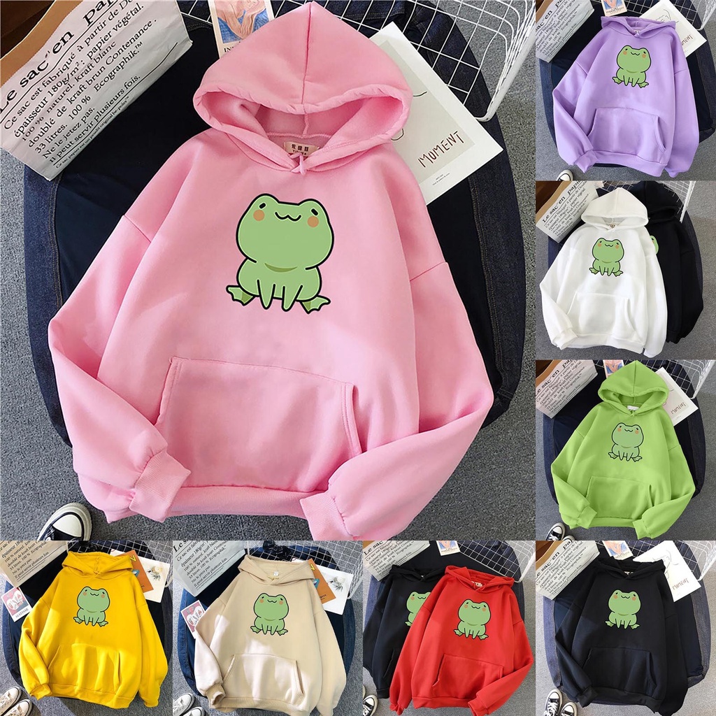 Áo hoodie in hình Ếch cốm ngộ nghĩnh