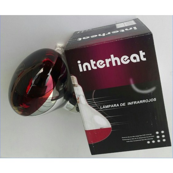 Combo 2 Bóng đèn Interheat 100w úm gà hồng ngoại cao cấp