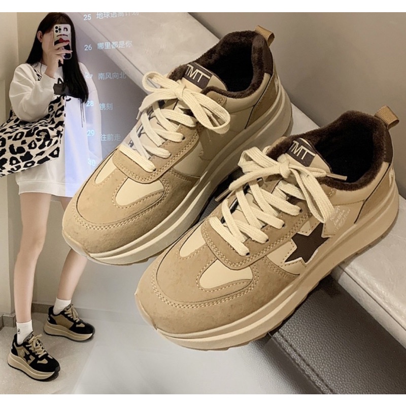 Giày Thể Thao Nữ viền ngôi sao hot trend năm 2022 mã HV VIP 05