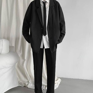 Set blazer nam, áo blazer kèm quần âu nam phong cách hàn quốc set2
