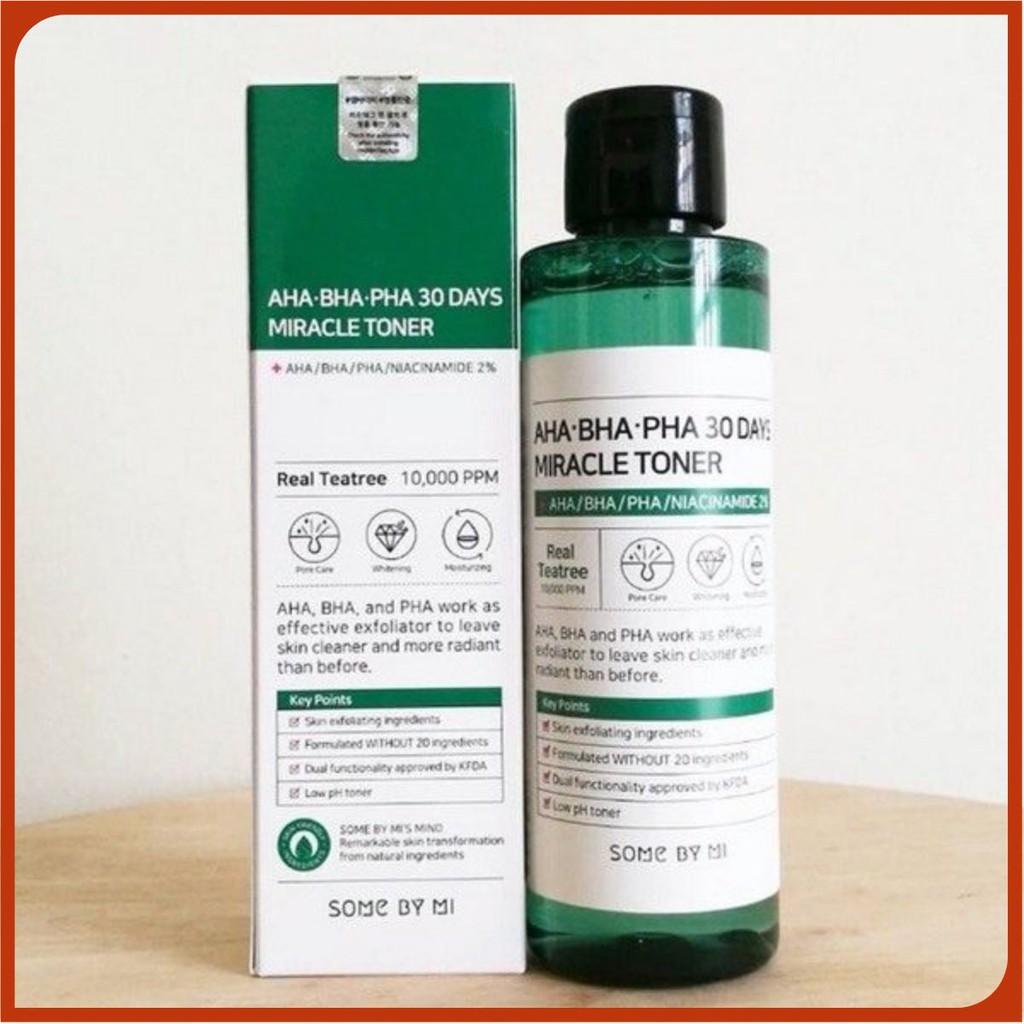 Toner Dưỡng Ẩm Làm Sạch Some By Mi AHA BHA PHA 30 Days Miracle Toner ✔T