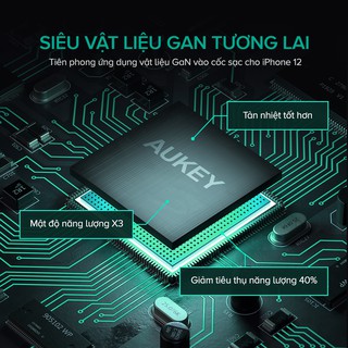 Cốc sạc Aukey 1Type-C 20W PA-B1