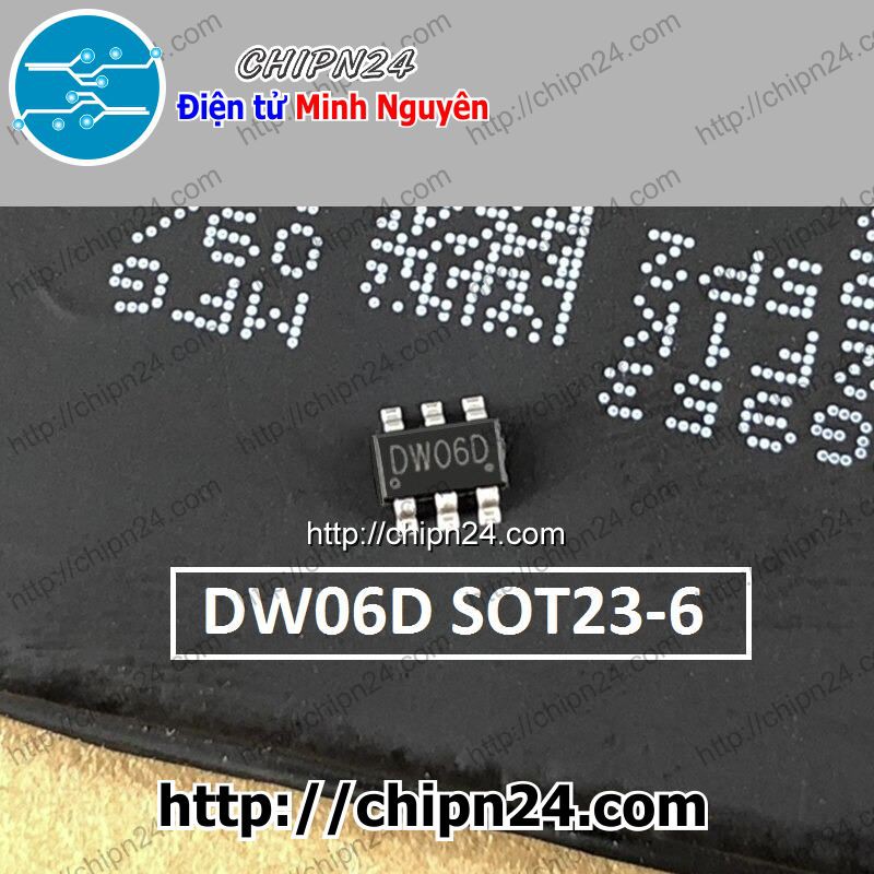 [2 CON] IC DW06 SOT23-6 (SMD Dán) (DW06D)