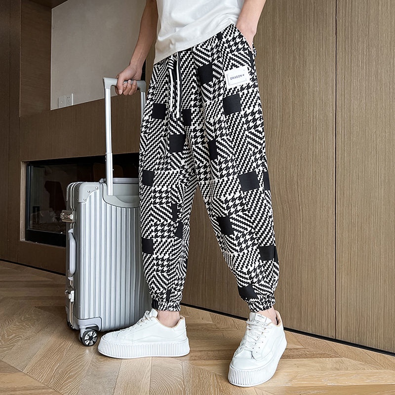 Quần Dài Caro Ống Rộng Thời Trang Cao Cấp Cho Nam