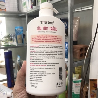 Sữa tắm trắng Titione 750g