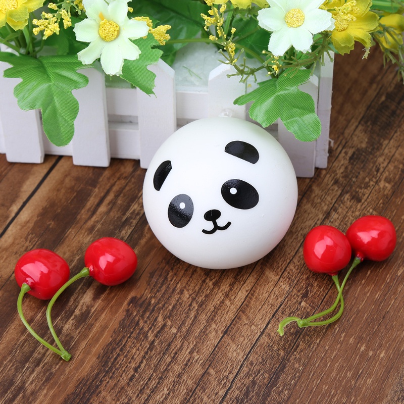 Đồ chơi squishy Giảm Stress Hình Bánh Bao Trúc Dễ Thương Cho Bé