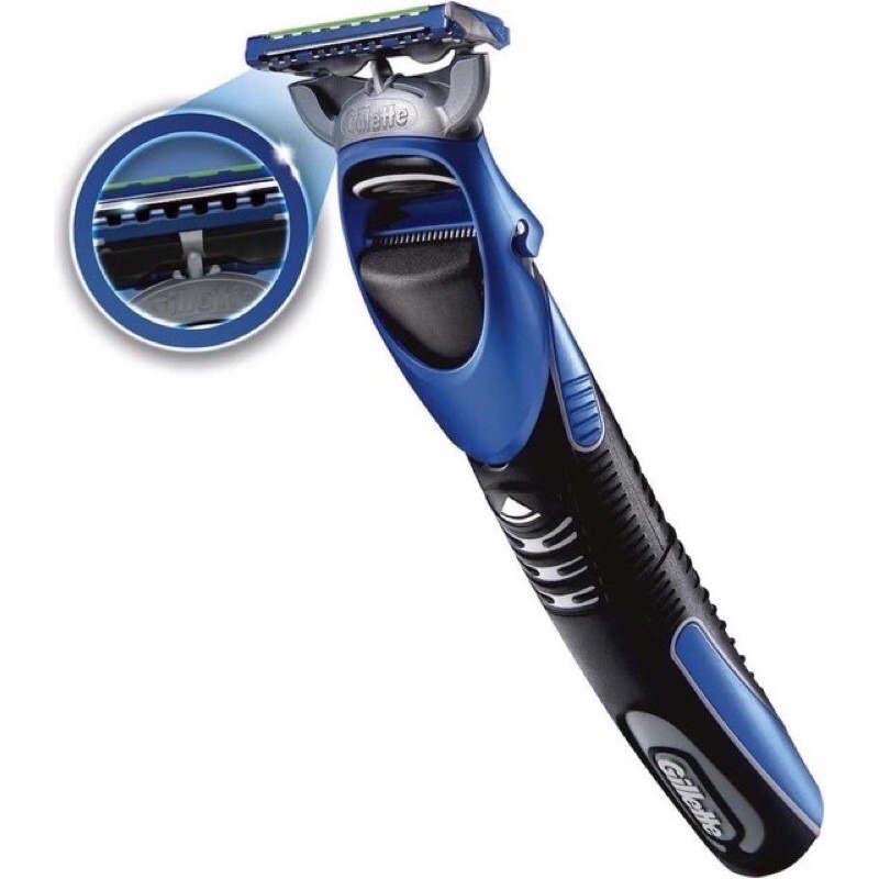 Bộ cạo râu máy,tạo kiểu 3 in1 Gillette Styler Power ( chạy pin và 3 đầu tông đơ có thể cắt tóc được ). Made in Germany.